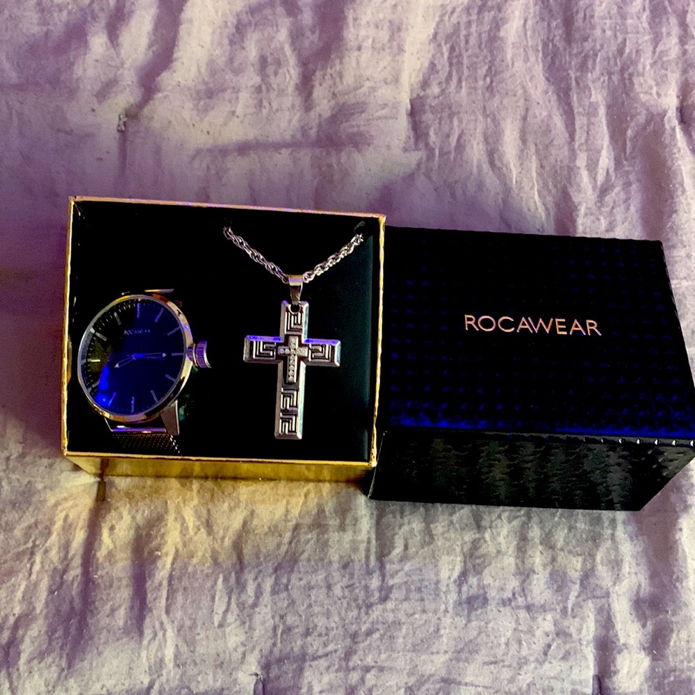 Watch and chain set